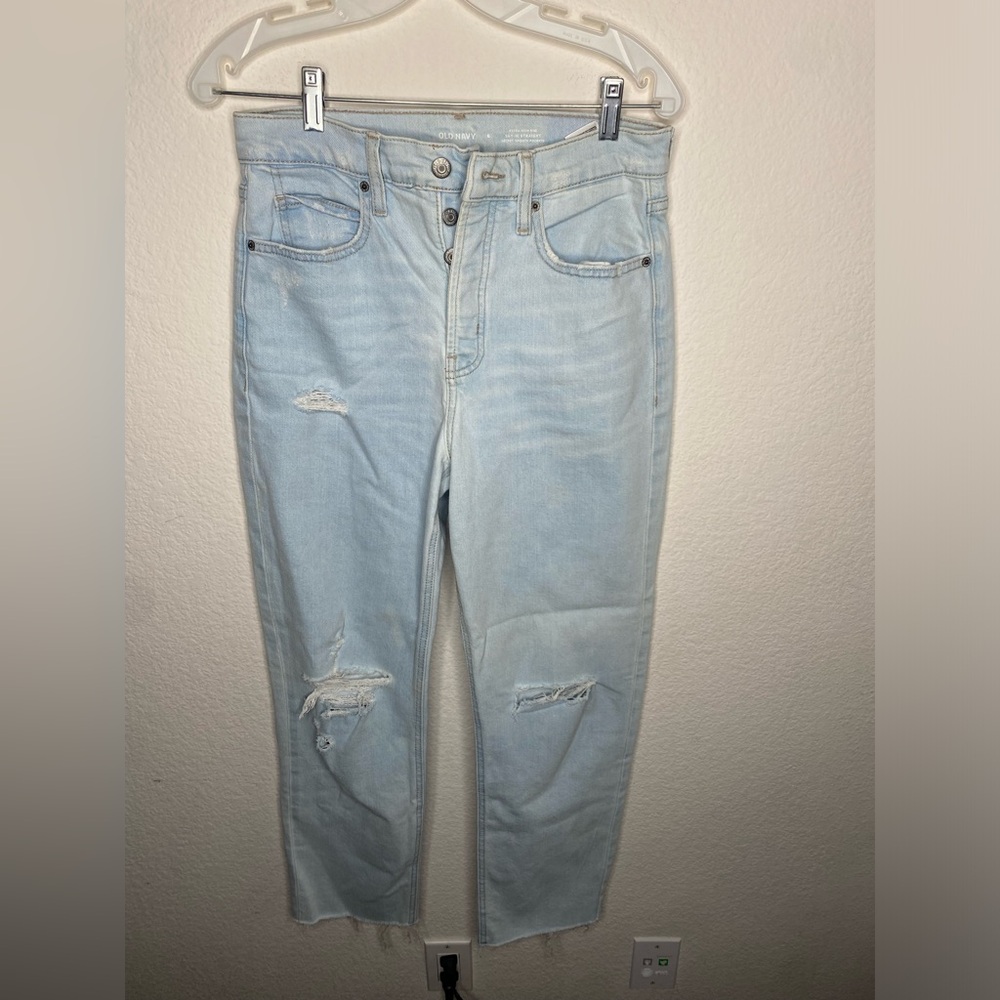 Old navy extra high rise sky-hi jeans